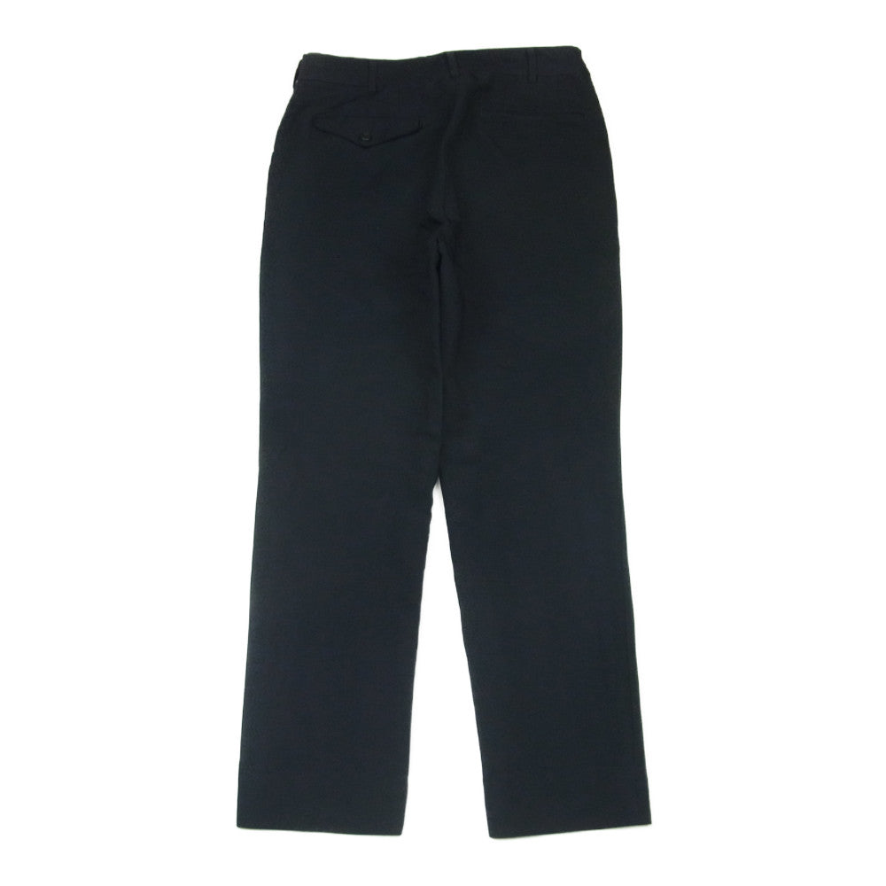 COMME des GARCONS コムデギャルソン DT-P034 HOMME DEUX オムドゥ AD2017 ポリ縮絨 製品染め イージー テーパード パンツ ダークネイビー系 S【中古】