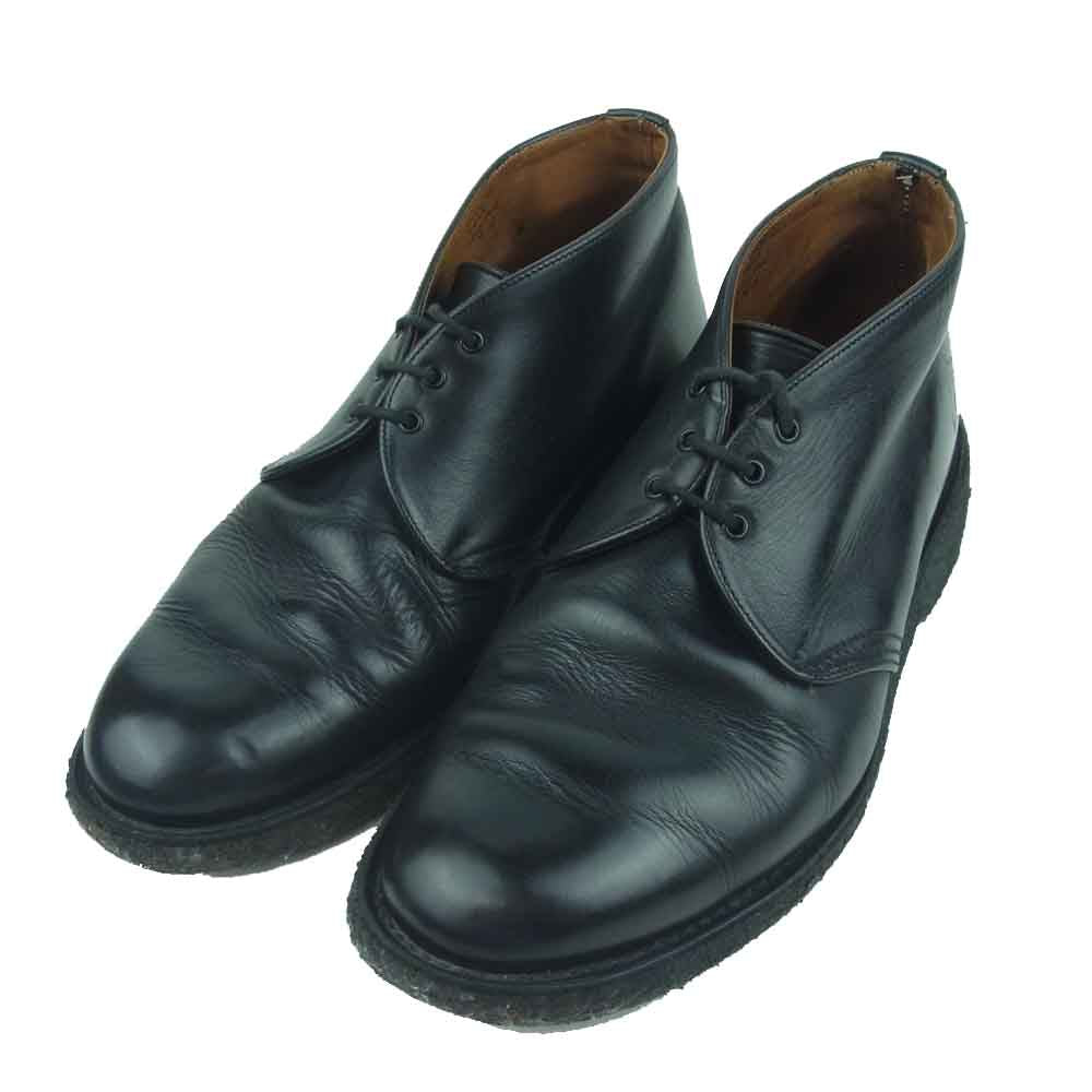 Tricker's トリッカーズ MARGARET HOWELL マーガレットハウエル 別注 7468 WINSTON ウィンストン レザー チャッカブーツ ブラック系【中古】