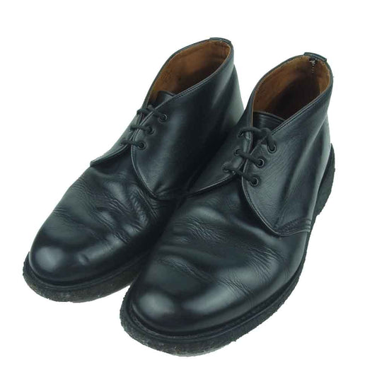 Tricker's トリッカーズ MARGARET HOWELL マーガレットハウエル 別注 7468 WINSTON ウィンストン レザー チャッカブーツ ブラック系【中古】
