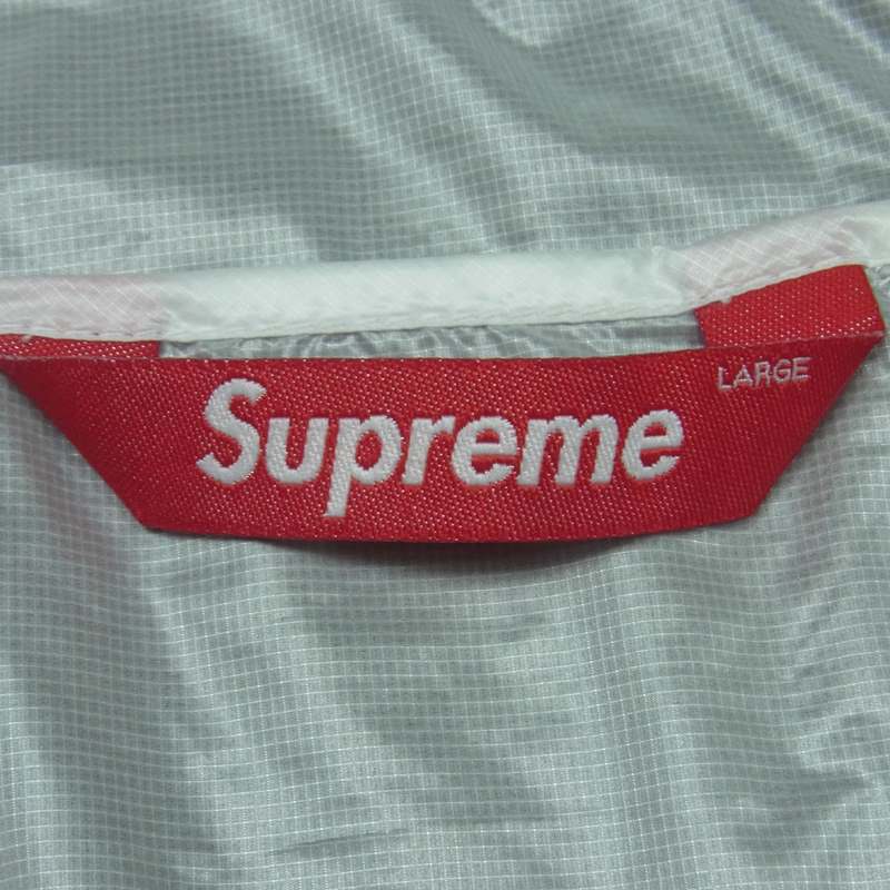 Supreme シュプリーム 22SS RIPSTOP HOODED WINDSHELL リップストップ フード ウィンド シェル ジャケット ホワイト系 L【新古品】【未使用】【中古】