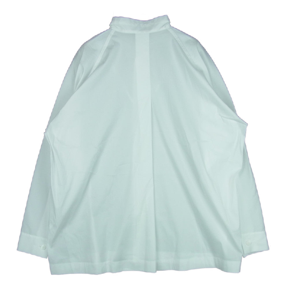 ISSEY MIYAKE イッセイミヤケ 22SS IM21FJ555 FINE SHIRT スタンドカラー ファイン 長袖 シャツ ホワイト系 2【極上美品】【中古】