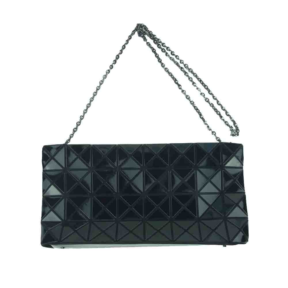 ISSEY MIYAKE イッセイミヤケ BB57-AG041 BAOBAO バオバオ チェーン ショルダー 2WAY クラッチ バッグ ブラック系【中古】