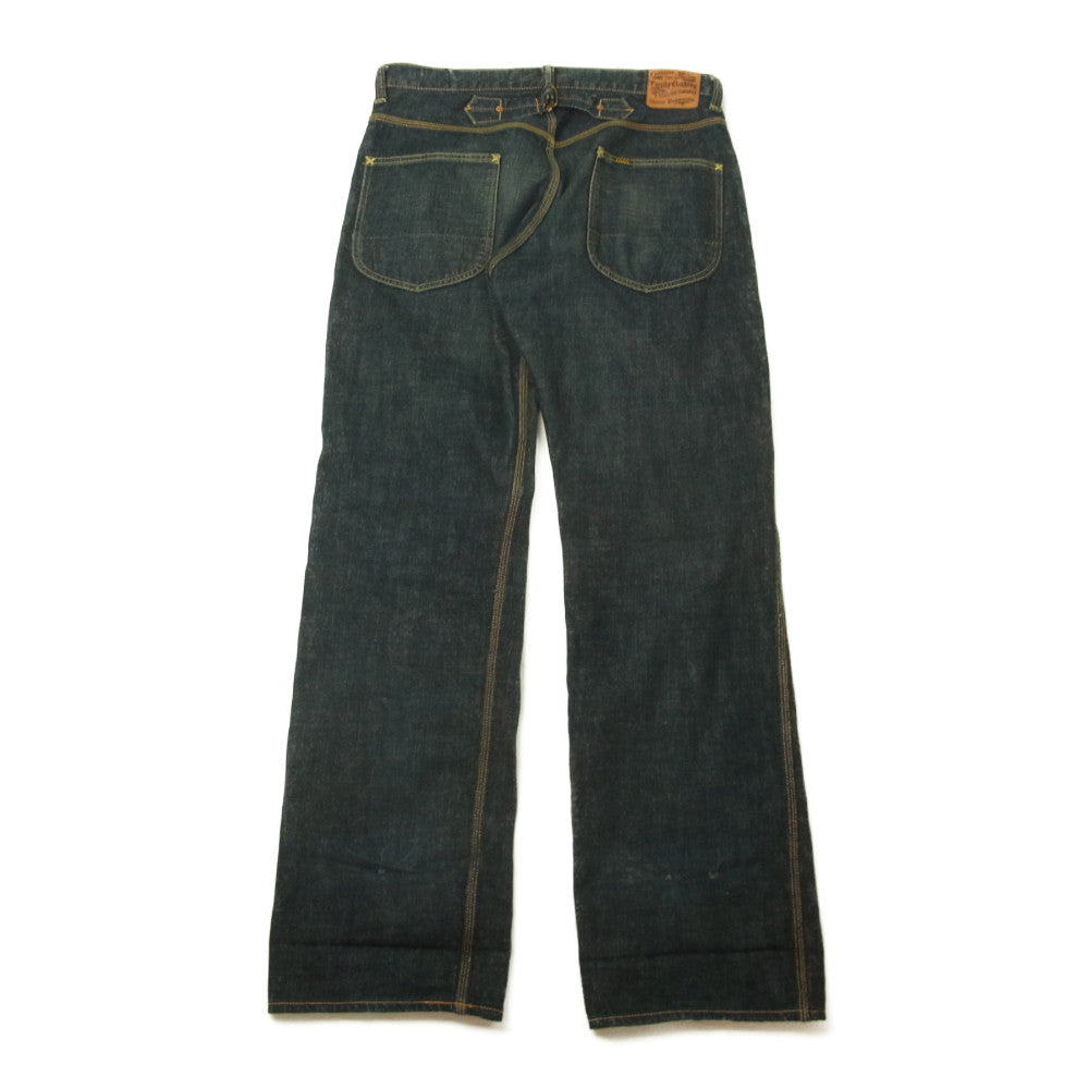 トロフィークロージング 1604 Waist Overalls Dirt Denim ウエスト オーバーオールズ ダート デニム パンツ インディゴブルー系 34【中古】