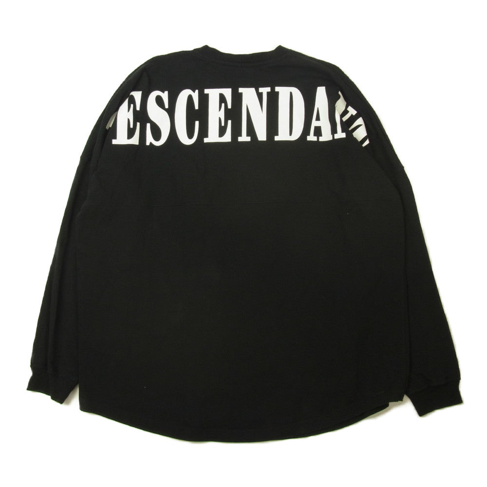 DESCENDANT ディセンダント CETUS JERSEY LS シータス ジャージー バックロゴ 長袖 Tシャツ ダークネイビー系 2【中古】