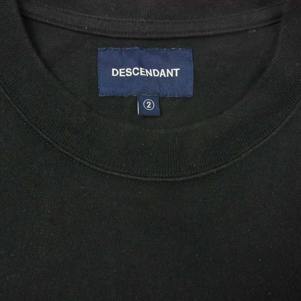 DESCENDANT ディセンダント CETUS JERSEY LS シータス ジャージー バックロゴ 長袖 Tシャツ ダークネイビー系 2【中古】