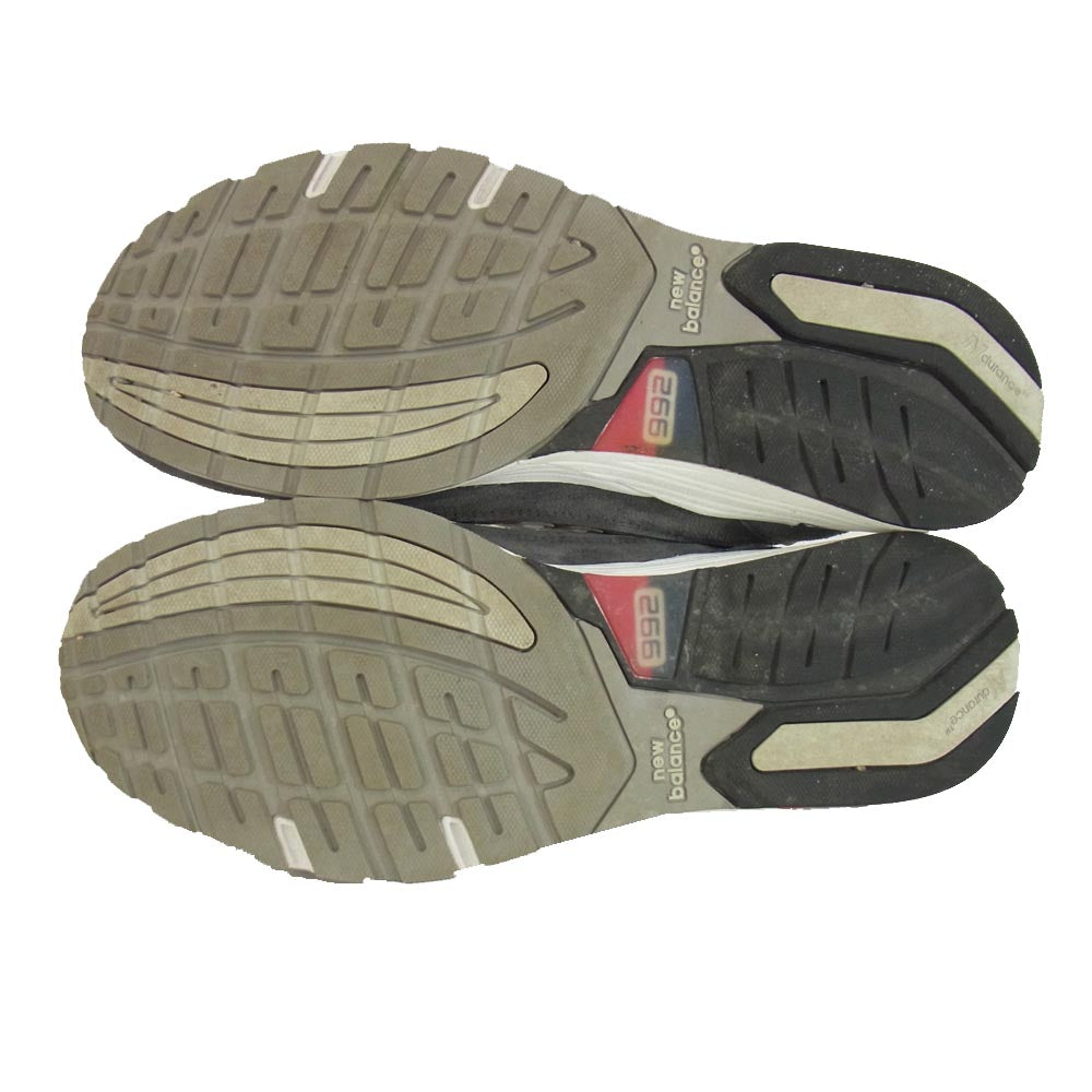 NEW BALANCE ニューバランス M992AG USA製 M992AG スニーカー ランニングシューズ グレー系 27.5cm【中古】