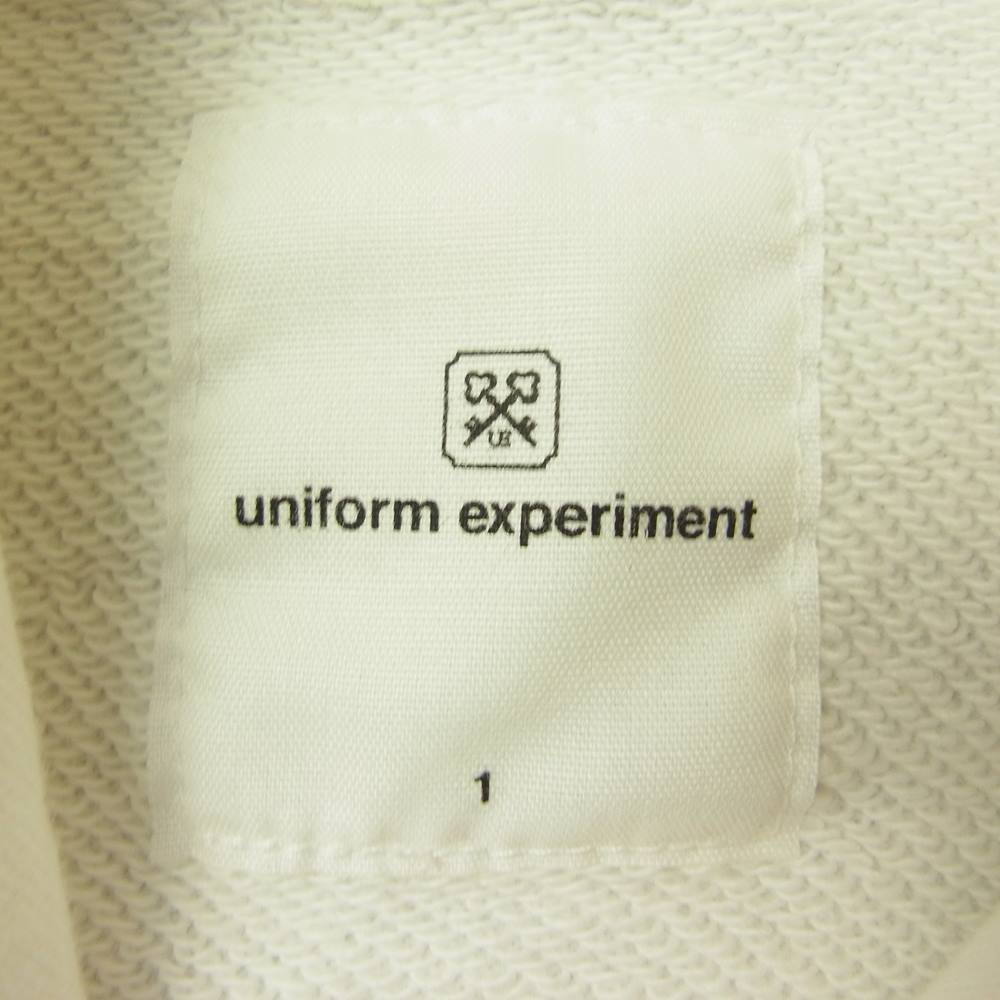 uniform experiment ユニフォームエクスペリメント UE-220003 DONDI PULLOVER SWEAT HOODIE ドンディ グラフィティ パーカー フーディー ホワイト ホワイト系 1【新古品】【未使用】【中古】
