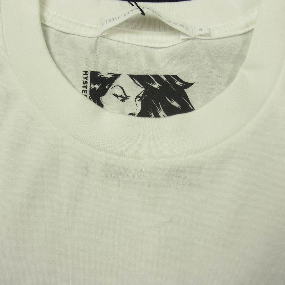 HYSTERIC GLAMOUR ヒステリックグラマー 06221CT10 NIAGARA/AGAB ナイアガラ ガール フォトプリント Tシャツ ホワイト系 S【新古品】【未使用】【中古】