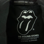 HYSTERIC GLAMOUR ヒステリックグラマー 06213CL03 THEE HYSTERIC XXX THE ROLLING STONES STEEL WHEELS 1989 トリプルエックス ローリング ストーンズ Tシャツ ブラック系 S【極上美品】【中古】