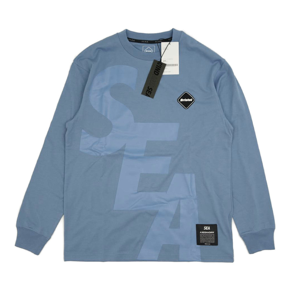 F.C.R.B. エフシーアールビー 22SS FCRB-220154 WIND AND SEA BRISTOL SEA L/S EMBLEM TEE ウィンダンシー ブリストル ロングスリーブ エンブレム Tシャツ ブルー ブルー系 S【新古品】【未使用】【中古】