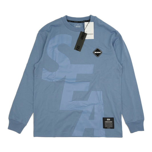 F.C.R.B. エフシーアールビー 22SS FCRB-220154 WIND AND SEA BRISTOL SEA L/S EMBLEM TEE ウィンダンシー ブリストル ロングスリーブ エンブレム Tシャツ ブルー ブルー系 S【新古品】【未使用】【中古】