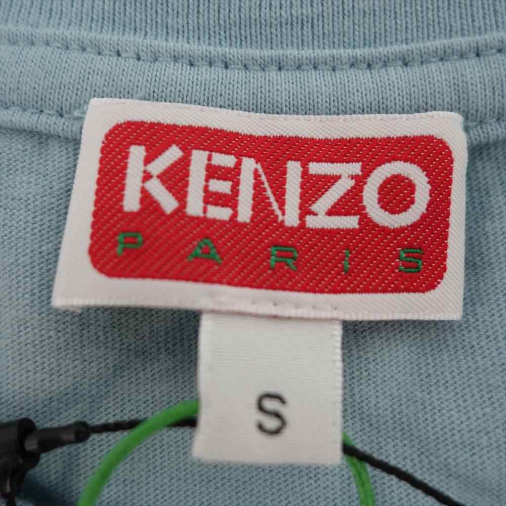 KENZO ケンゾー 22SS FC65TS4124Sg x Nigo Boke Flower Crest Oversized S/S T-Shirt ボケ フラワー クレスト ロゴ刺? Tシャツ ブルー系 S【新古品】【未使用】【中古】