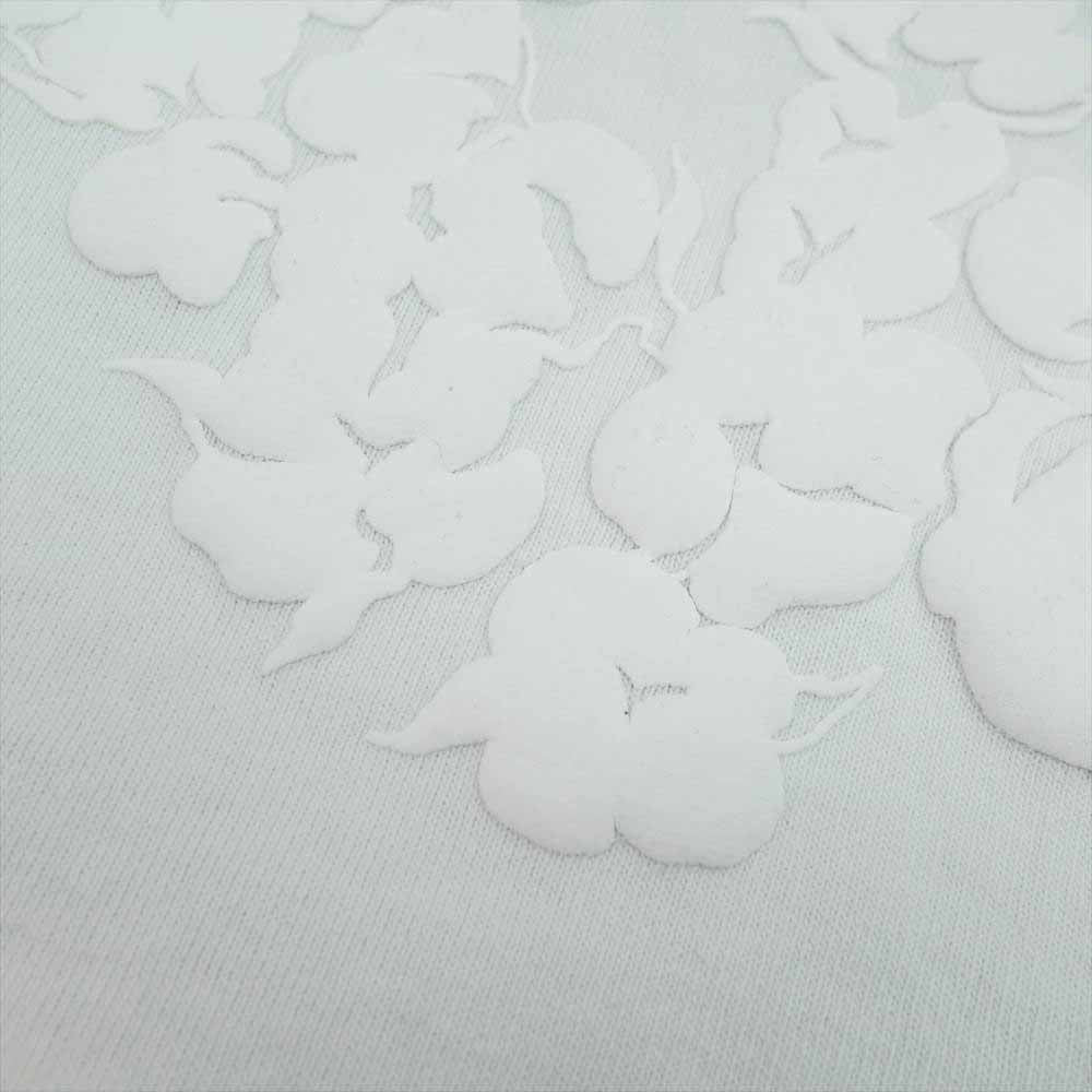 READY MADE レディメイド 22SS × DENIM TEARS 22SS COTTON WREATH T-SHIRT TEE デニム ティアーズ プリントTシャツ  ホワイト系 S【新古品】【未使用】【中古】