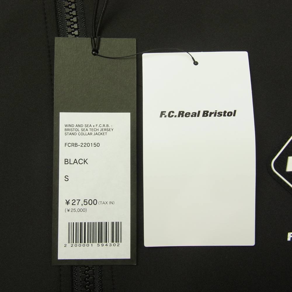 F.C.R.B. エフシーアールビー FCRB-220150 WIND AND SEA BRISTOL SEA STAND COLLAR JACKET スタンドカラー ジャケット ブラック系 S【新古品】【未使用】【中古】
