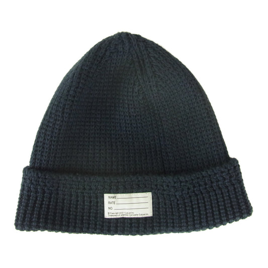 VISVIM ビズビム 18SS 118103003019 118103003019 KNIT BEANIE コットン ニット ビーニー ニットキャプ ネイビー系【中古】