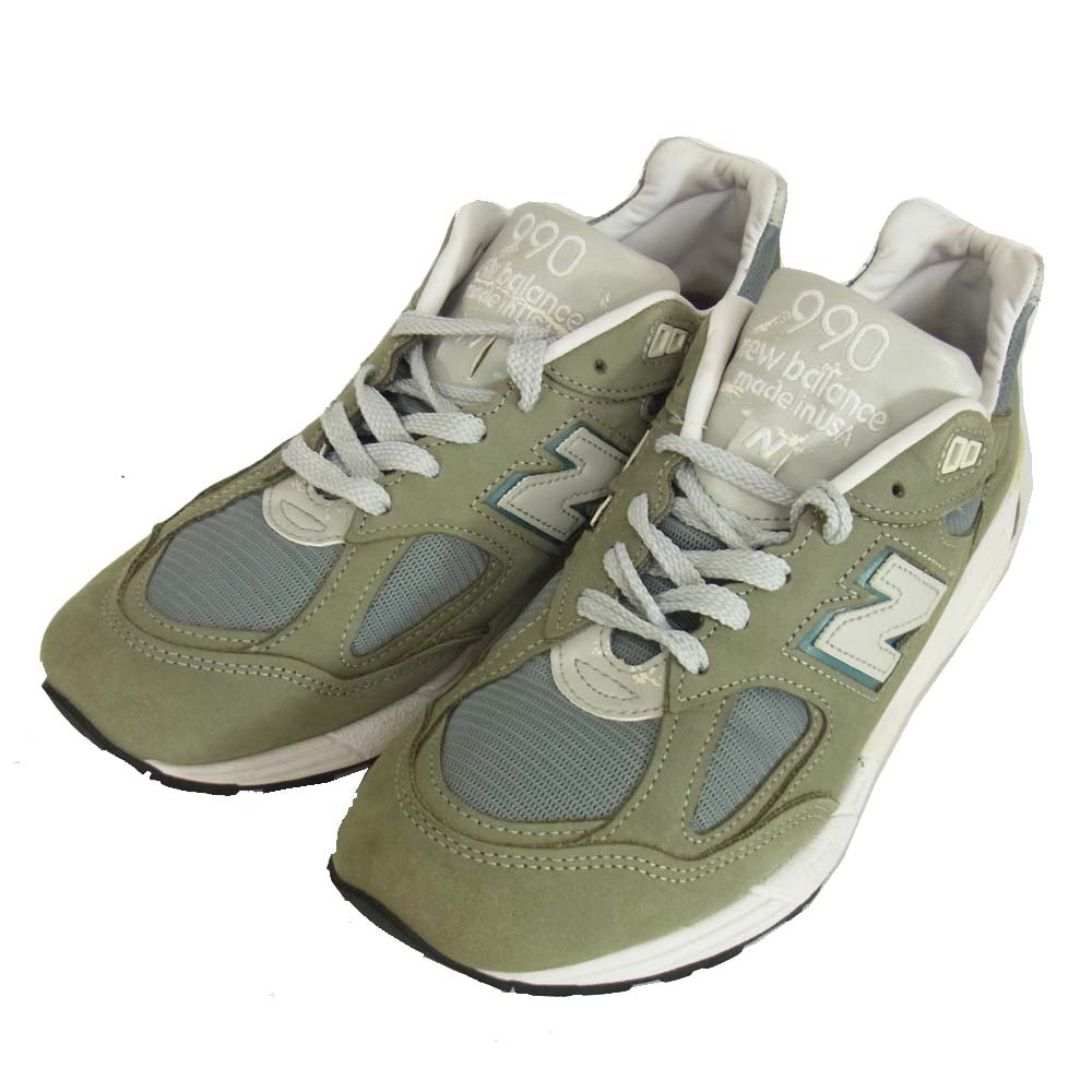 NEW BALANCE ニューバランス USA製 M990KBM2 スニーカー ランニングシューズ グレー系 27.5cm【中古】