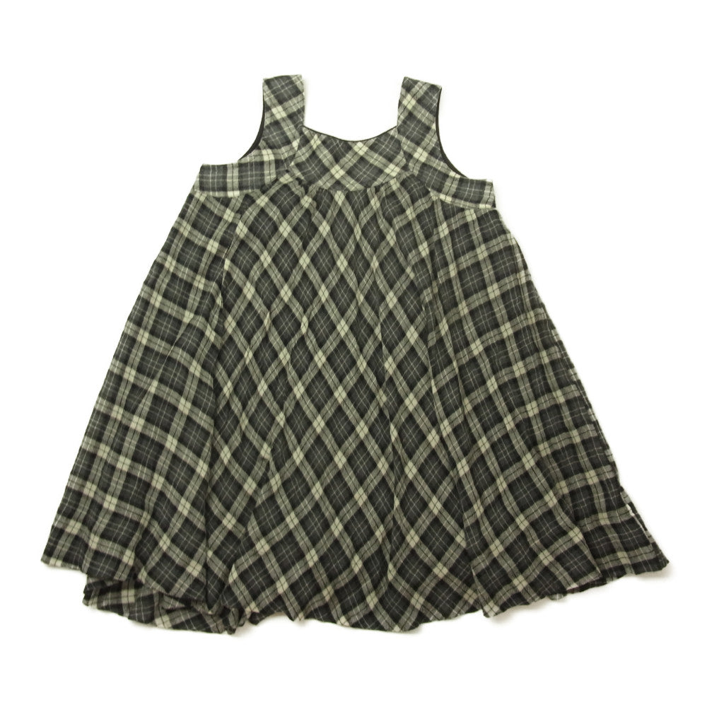 BURBERRY BLUE LABEL バーバリーブルーレーベル チェック ワンピース ブラック系 36【中古】