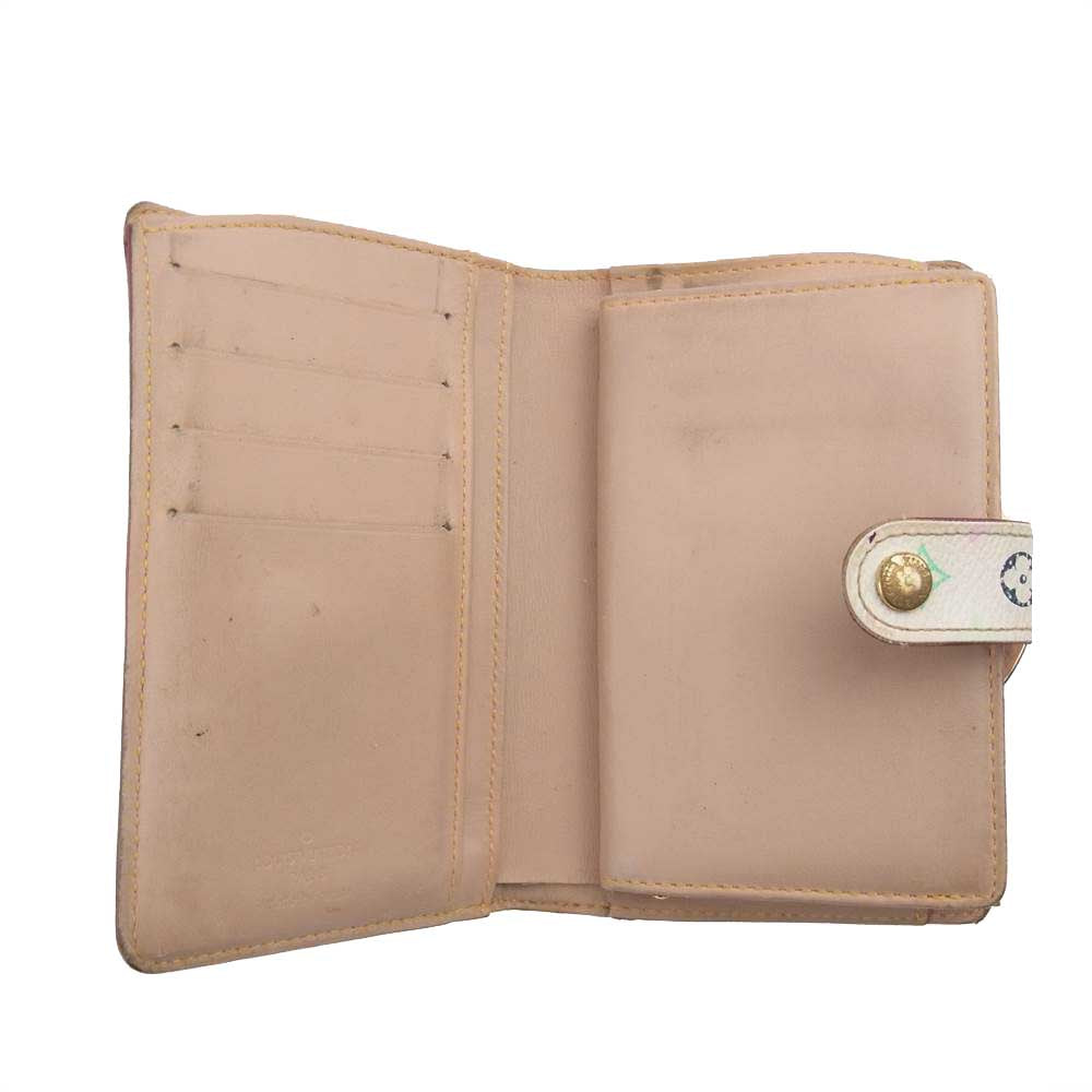 LOUIS VUITTON ルイ・ヴィトン M92987 モノグラム マルチカラー ポルト モネ ビエ ヴィエノワ ベージュ系【中古】