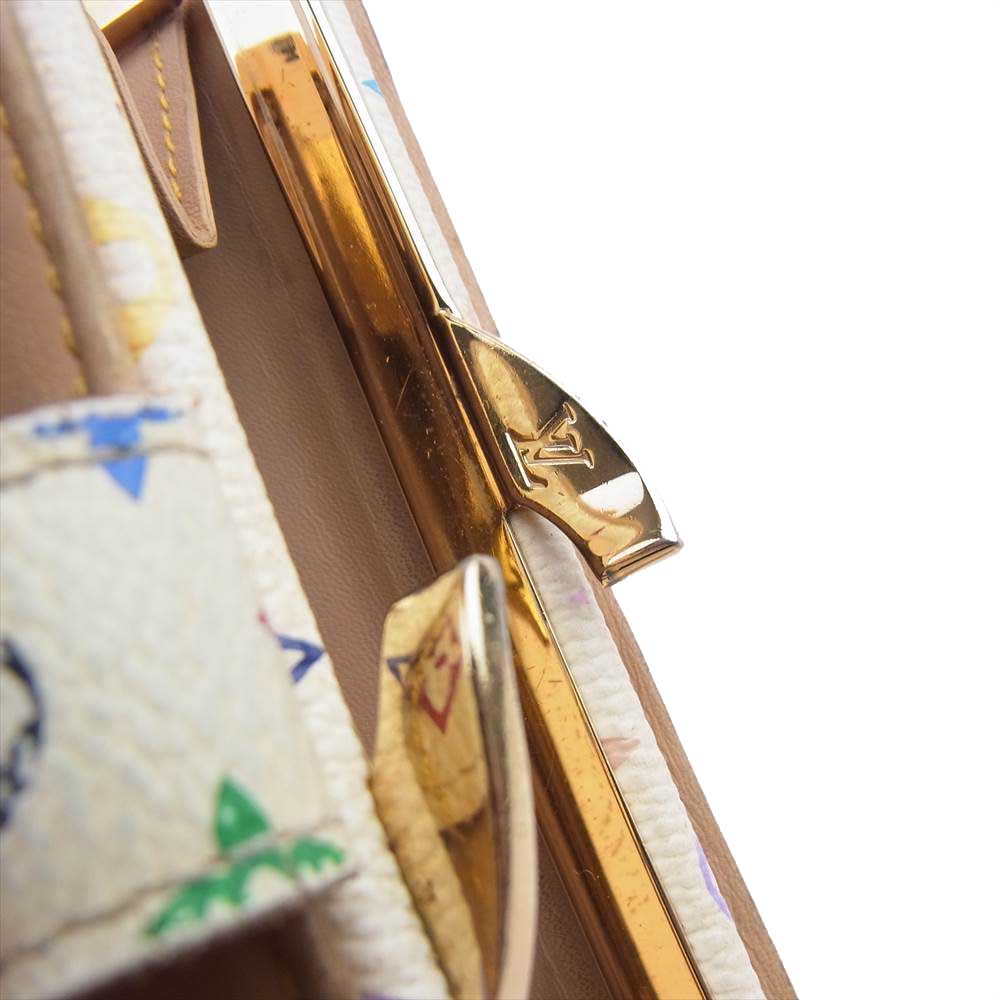 LOUIS VUITTON ルイ・ヴィトン M92987 モノグラム マルチカラー ポルト モネ ビエ ヴィエノワ ベージュ系【中古】