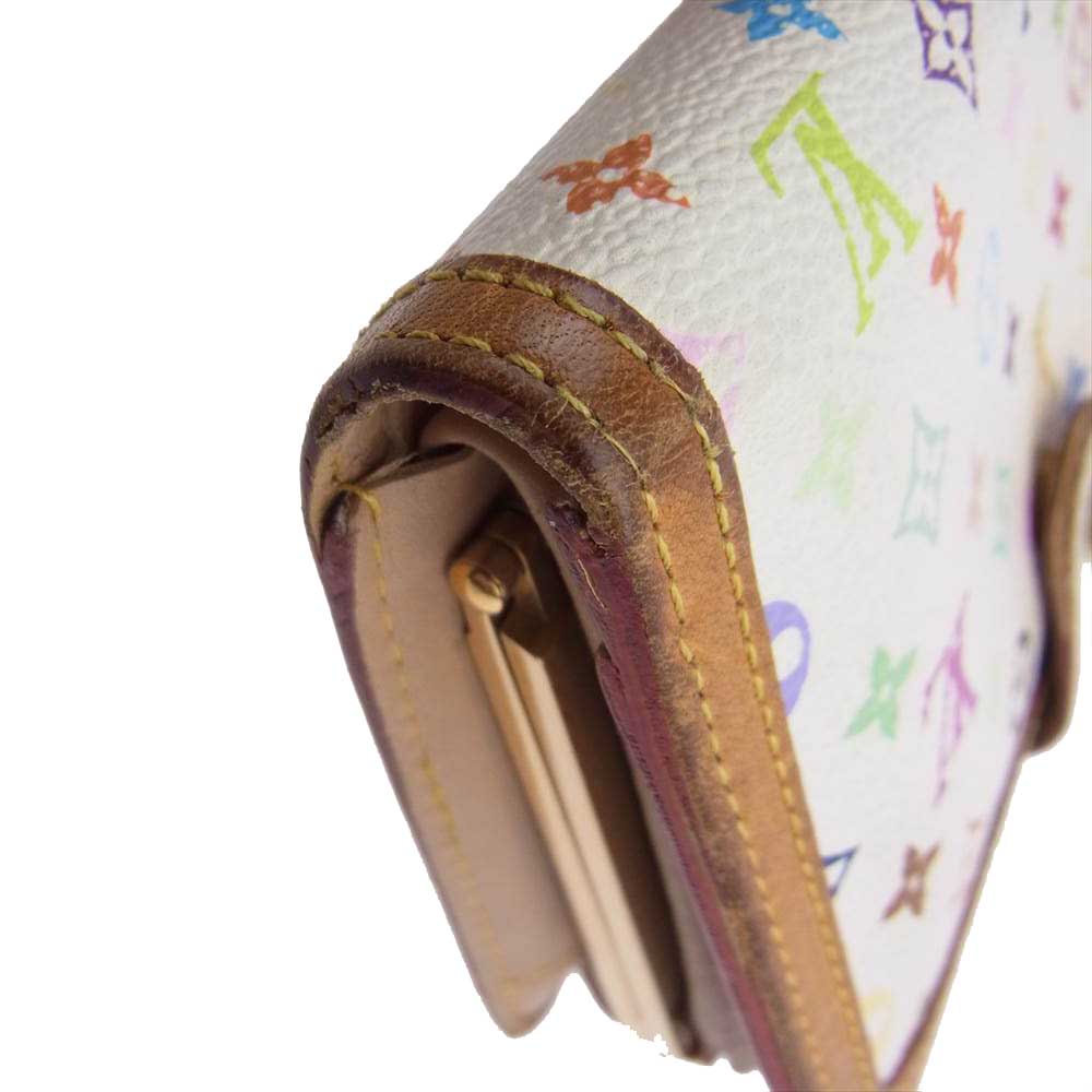 LOUIS VUITTON ルイ・ヴィトン M92987 モノグラム マルチカラー ポルト モネ ビエ ヴィエノワ ベージュ系【中古】