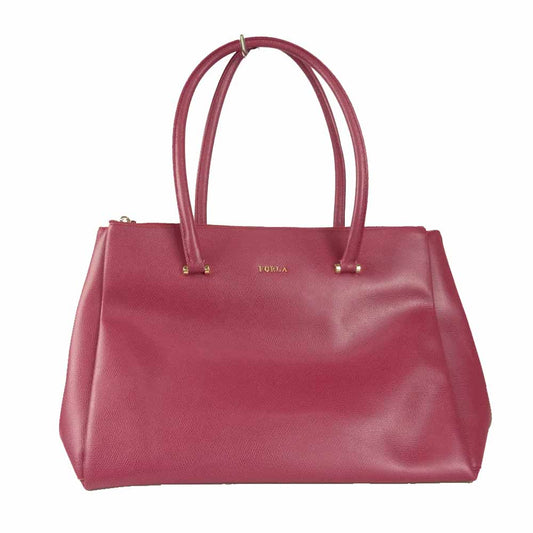 Furla フルラ 193629 ロゴ Wファスナートート バッグ アマレーナ パープル系【中古】