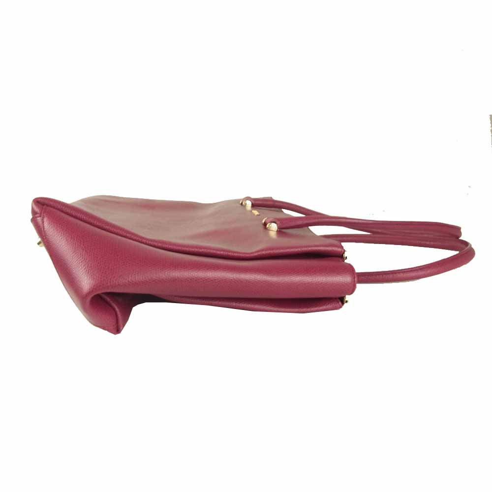 Furla フルラ 193629 ロゴ Wファスナートート バッグ アマレーナ パープル系【中古】