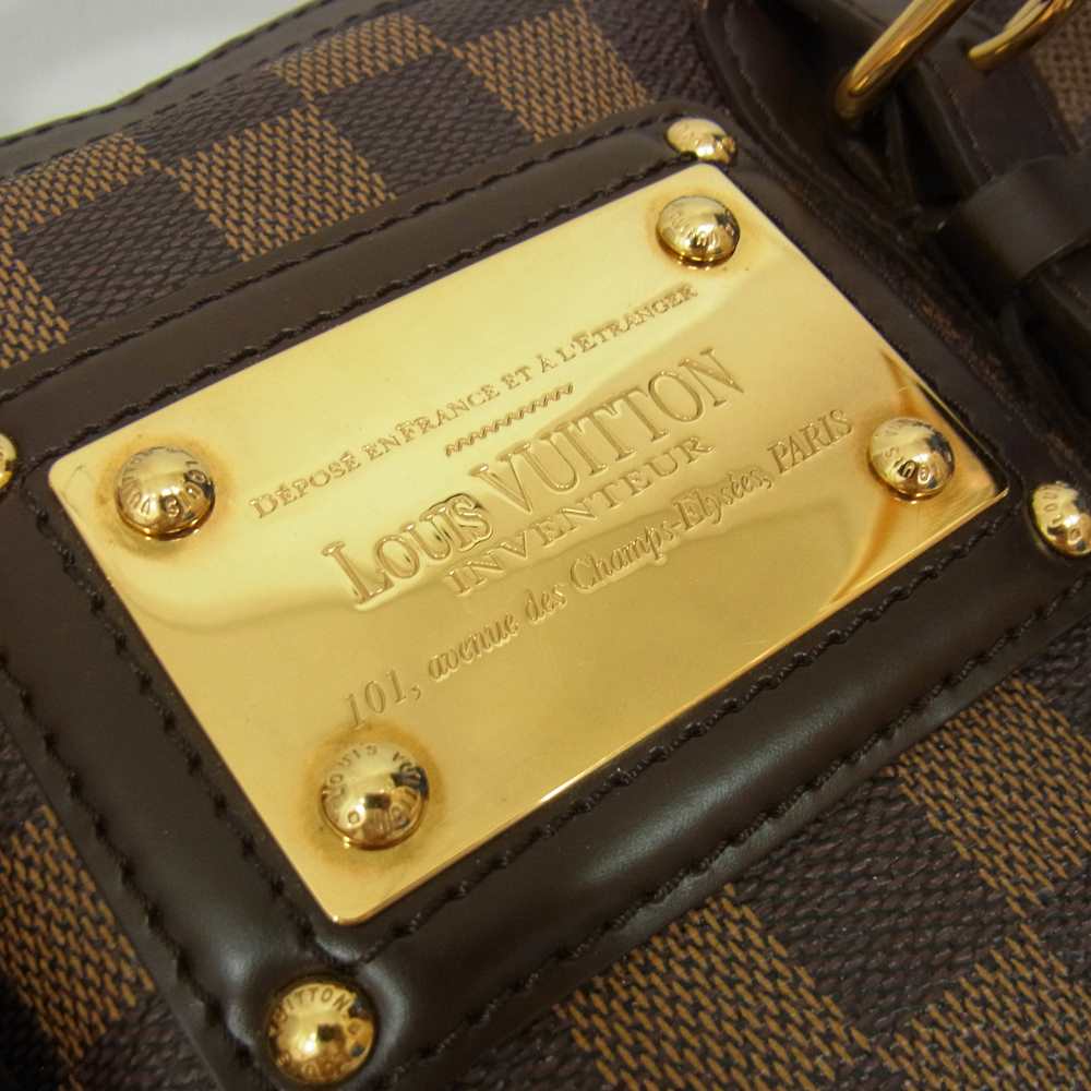 LOUIS VUITTON ルイ・ヴィトン N52000 ダミエ バークレー ハンドバッグ ブラウン系【中古】