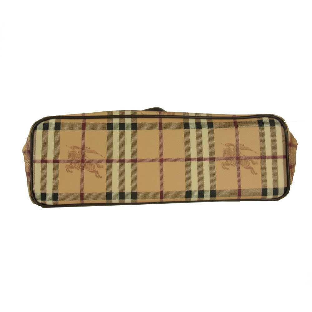 BURBERRY バーバリー ITCHIPEM16CAMT ノバチェック シャドーホース トートバッグ ベージュ系【中古】