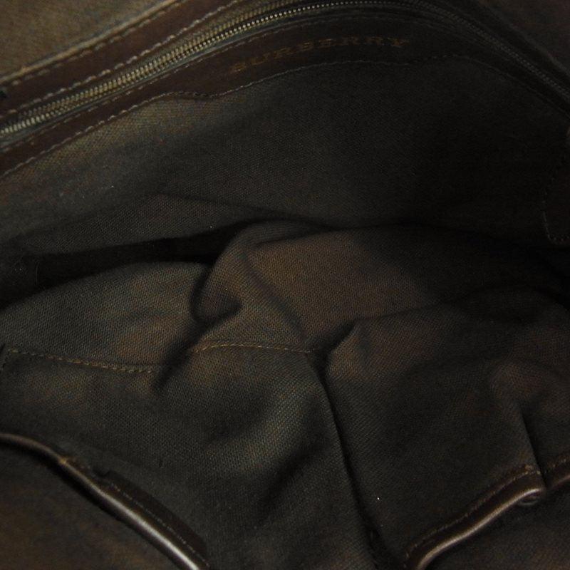 BURBERRY バーバリー ITCHIPEM16CAMT ノバチェック シャドーホース トートバッグ ベージュ系【中古】
