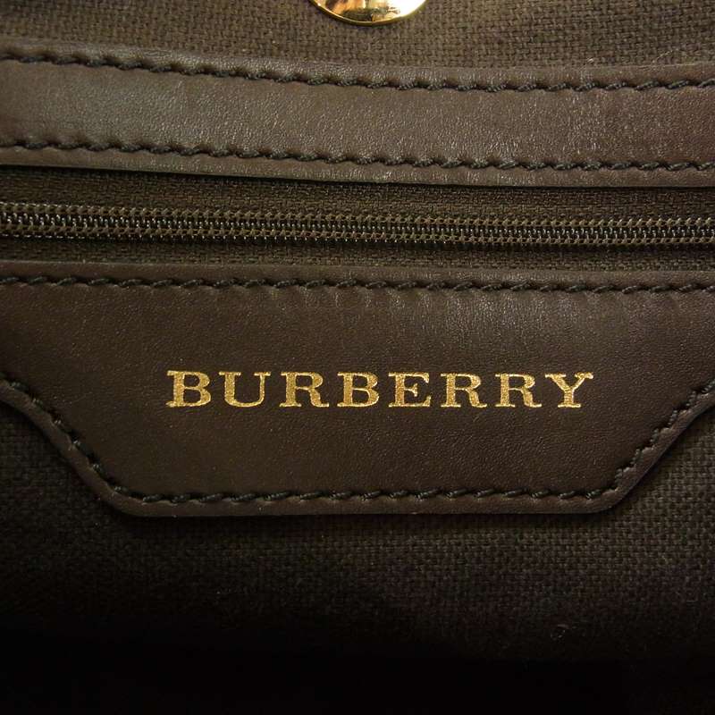 BURBERRY バーバリー ITCHIPEM16CAMT ノバチェック シャドーホース トートバッグ ベージュ系【中古】