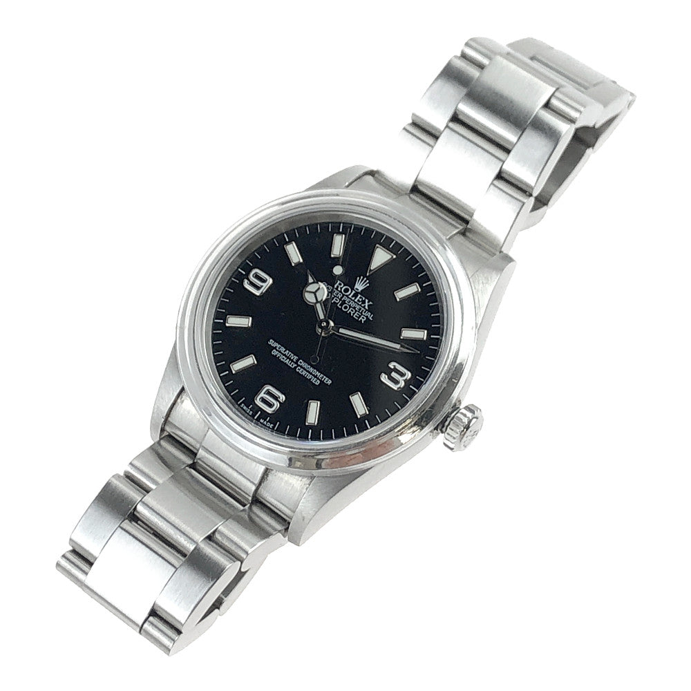 ROLEX ロレックス 114270 D番 エクスプローラーⅠ 黒文字盤 05年頃製 自動巻き シルバー系【中古】