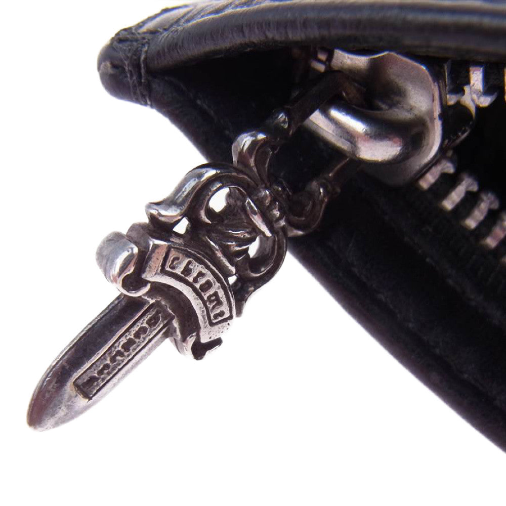 CHROME HEARTS クロムハーツ（原本無） ZPR CHNG 3×4 ジッパー チェンジパース ブラック系【中古】