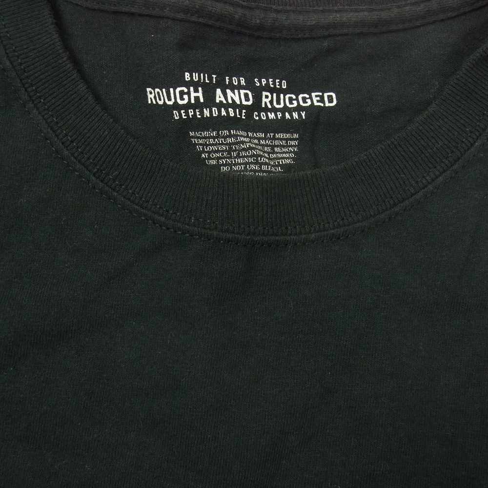 NEIGHBORHOOD ネイバーフッド × ROUGH AND RUGGED ラフアンドラゲッド NBHD×RARDC CT01 JOINT WORK HENRY HAUZ オープン記念 ロゴプリント 半袖 Tシャツ ブラック系 L【中古】