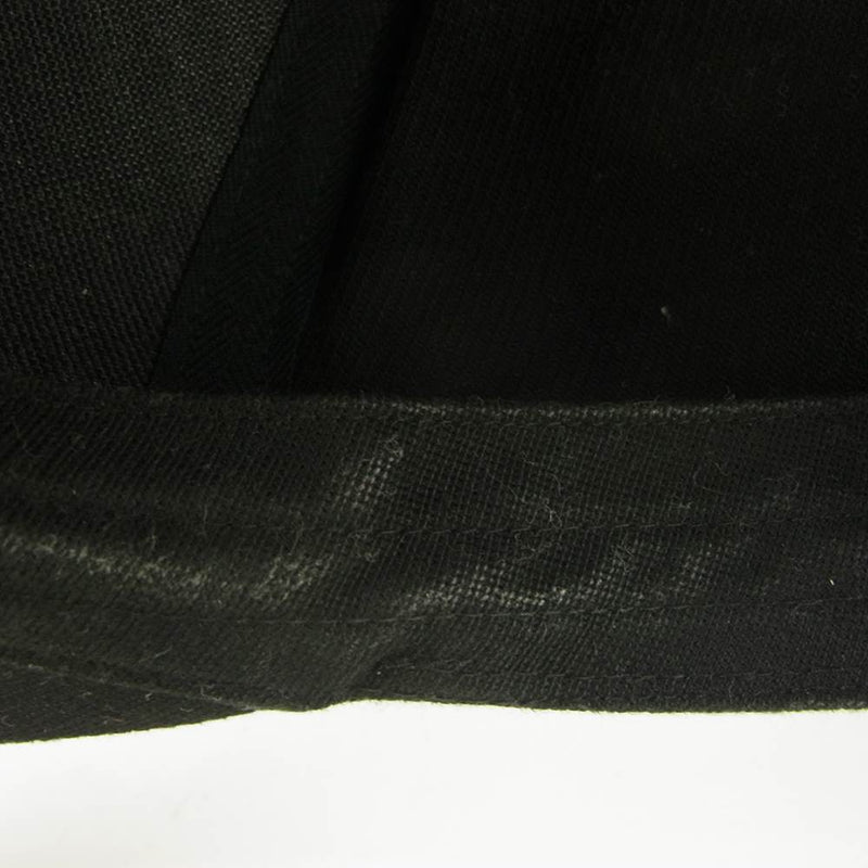 GANGSTERVILLE ギャングスタービル GREASER-CAP ロゴワッペン コットンツイル 6パネル キャップ 帽子 ブラック系【中古】