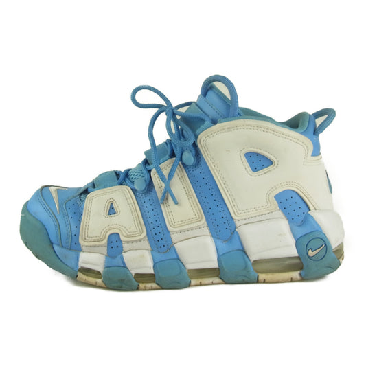 NIKE ナイキ AIR MORE UPTEMPO 96 ナイキ エア モア アップテンポ スニーカー ライトブルー系 25㎝【中古】