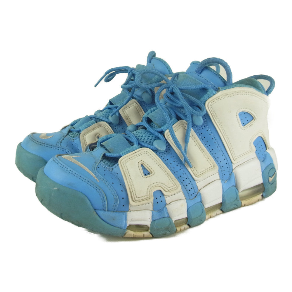NIKE ナイキ AIR MORE UPTEMPO 96 ナイキ エア モア アップテンポ スニーカー ライトブルー系 25㎝【中古】