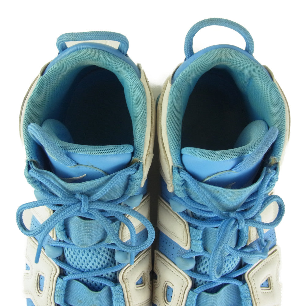 NIKE ナイキ AIR MORE UPTEMPO 96 ナイキ エア モア アップテンポ スニーカー ライトブルー系 25㎝【中古】