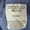 TENDERLOIN テンダーロイン 本店限定 T-CHAMBRAY WESTERN SHT S/S シャンブレー ウエスタン 半袖シャツ  ブルー系 M【中古】