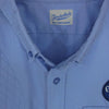 TENDERLOIN テンダーロイン T-WORK SHT S/S ガンパッチキルティング ワッペン ボタンダウン ワーク 半袖 シャツ ライトブルー系 M【中古】