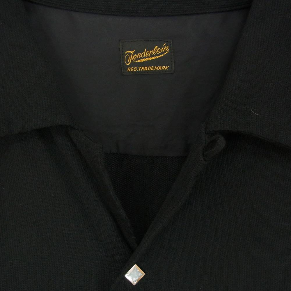 TENDERLOIN テンダーロイン T-RAYON WESTERN SHT P オープンカラー レーヨン ウエスタン シャツ ブラック系 L【中古】