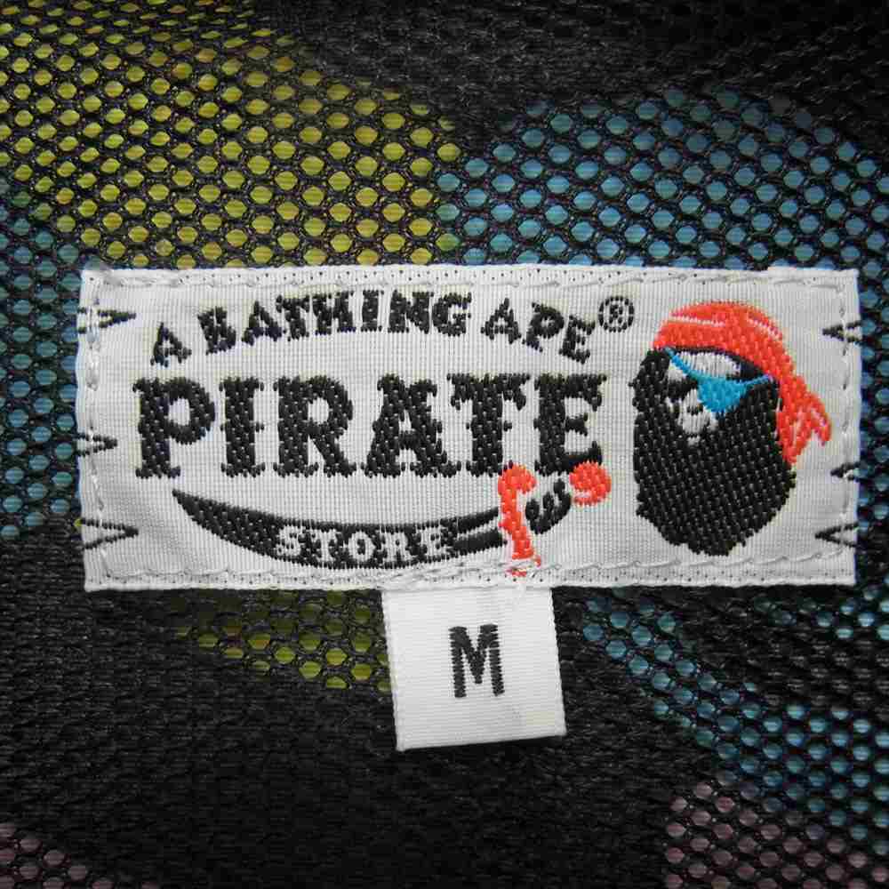 A BATHING APE アベイシングエイプ NEW MULTI CAMO SHARK OVERSIZED HOODIE JACKET マルチカモ シャーク オーバーサイズ フーディー ジャケット  マルチカラー系 M【美品】【中古】