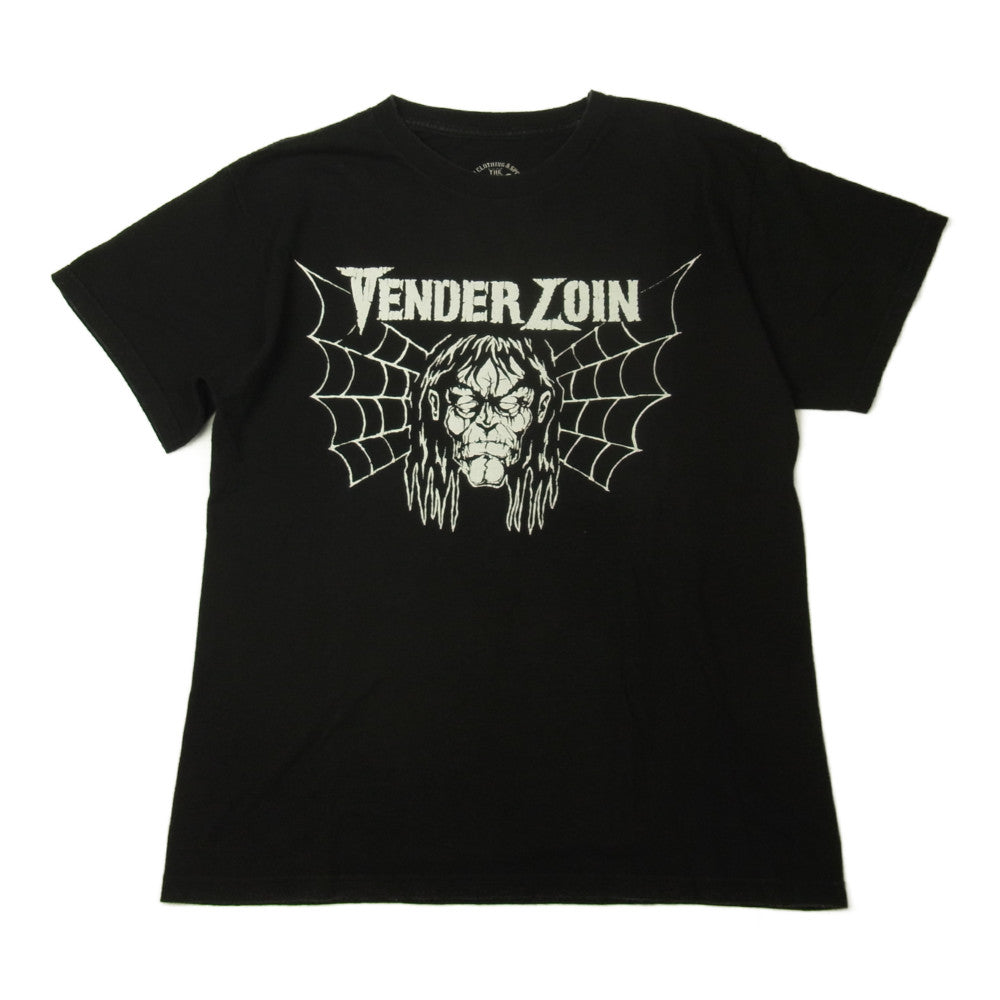 TENDERLOIN テンダーロイン TEE W. Z スパイダーウェブ プリント 半袖 Tシャツ  ブラック系 M【中古】