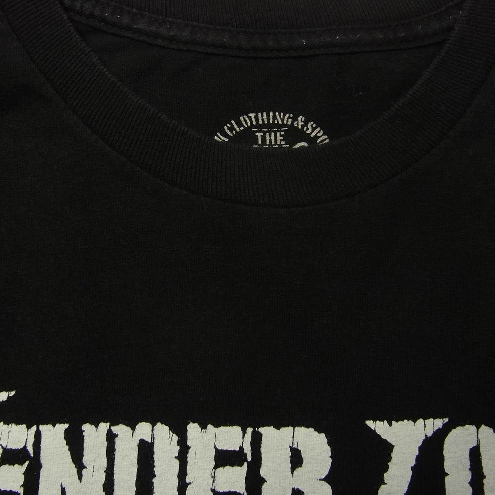 TENDERLOIN テンダーロイン TEE W. Z スパイダーウェブ プリント 半袖 Tシャツ  ブラック系 M【中古】