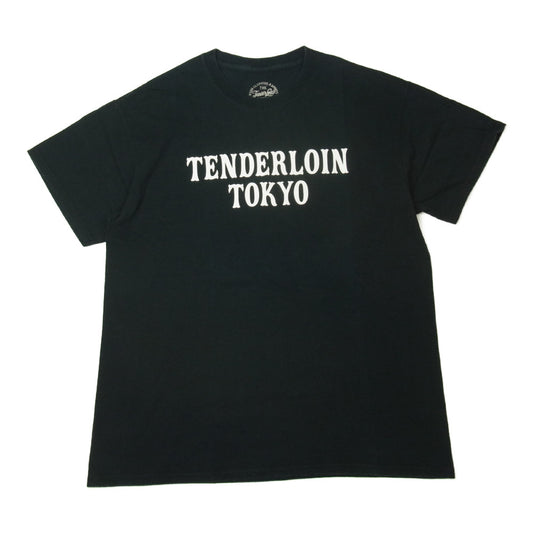 TENDERLOIN テンダーロイン TEE TENDERLOIN TOKYO ロゴ プリント 半袖 Tシャツ ブラック ブラック系 M【中古】