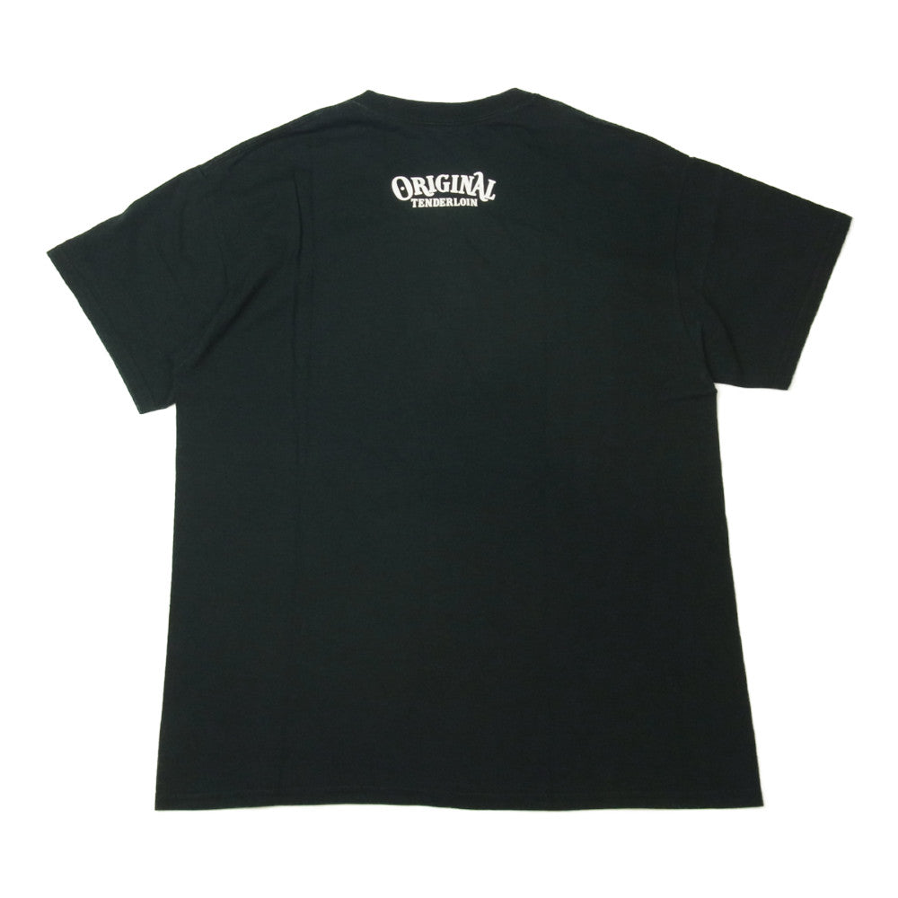TENDERLOIN テンダーロイン TEE TENDERLOIN TOKYO ロゴ プリント 半袖 Tシャツ ブラック ブラック系 M【中古】