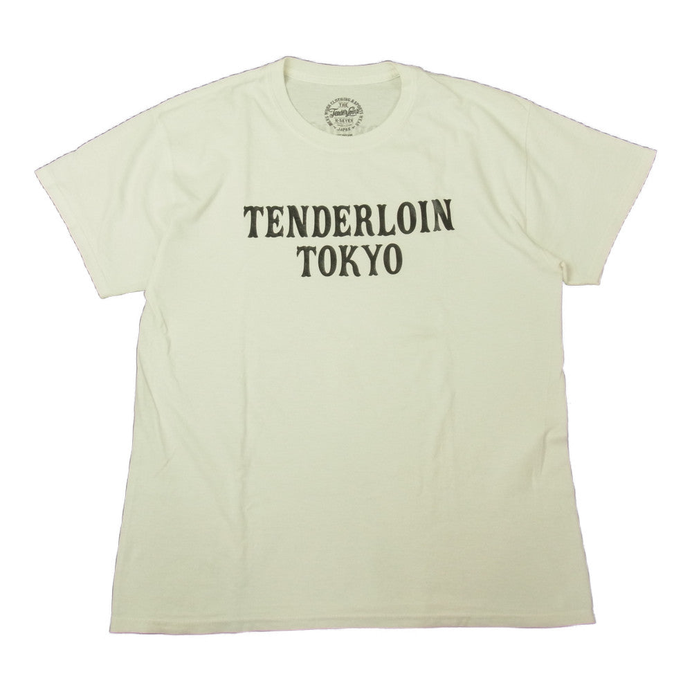TENDERLOIN テンダーロイン TEE TENDERLOIN TOKYO ロゴ プリント 半袖 Tシャツ ホワイト ホワイト系 M【中古】