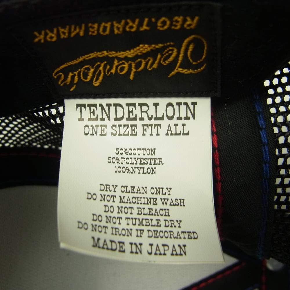 TENDERLOIN テンダーロイン TRUCKER CAP MESH TR トラッカー メッシュ キャップ ブラック系 ONE SIZE【中古】