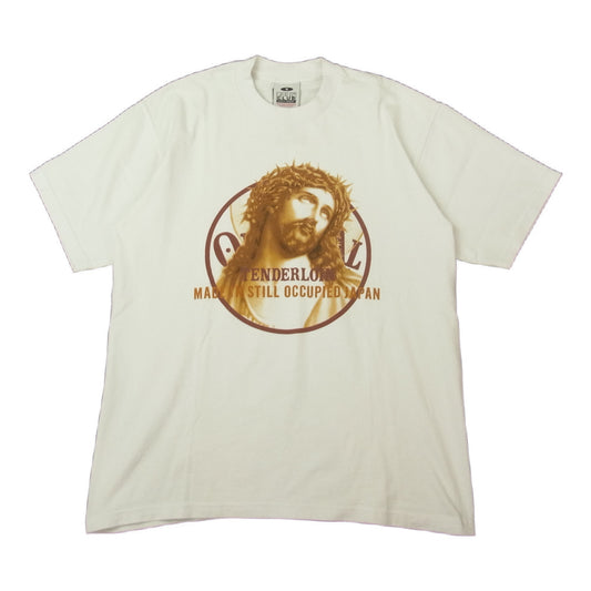 TENDERLOIN テンダーロイン TEE JC 半袖 プリント Tシャツ ホワイト系 M【中古】