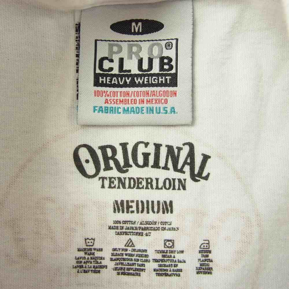 TENDERLOIN テンダーロイン TEE JC 半袖 プリント Tシャツ ホワイト系 M【中古】