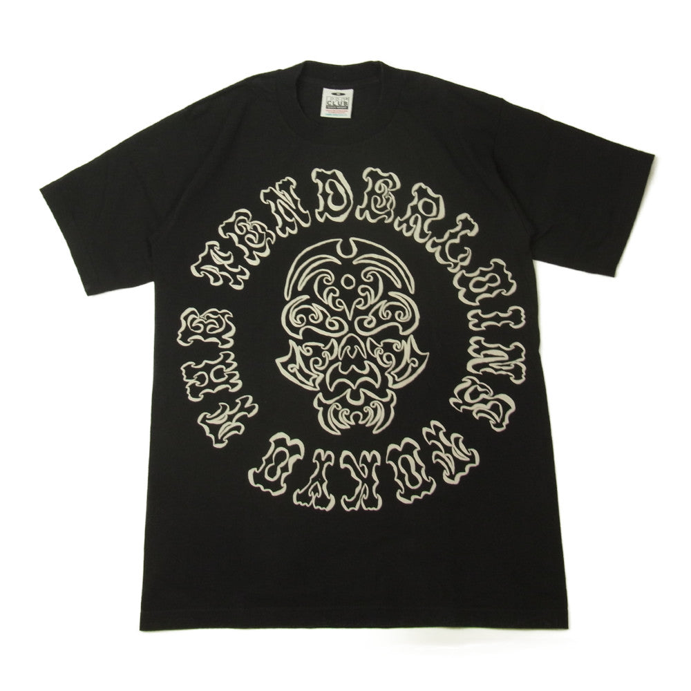 TENDERLOIN テンダーロイン TEE BBS ボルネオスカル ビッグ プリント Tシャツ ブラック ブラック系 M【中古】